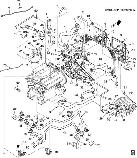 cadillac engine cooling diagram 
